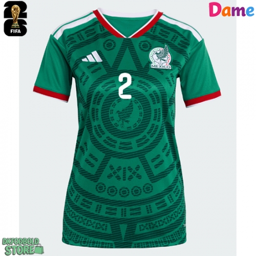Mexico Jorge Sanchez #2 Replika Hjemmebanetrøje Dame VM 2026 Kortærmet